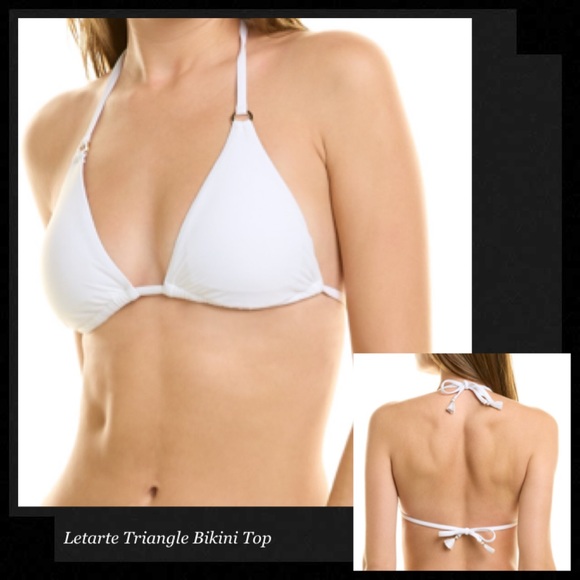 Letarte Other - LETARTE Malibu Triangle Bikini Top